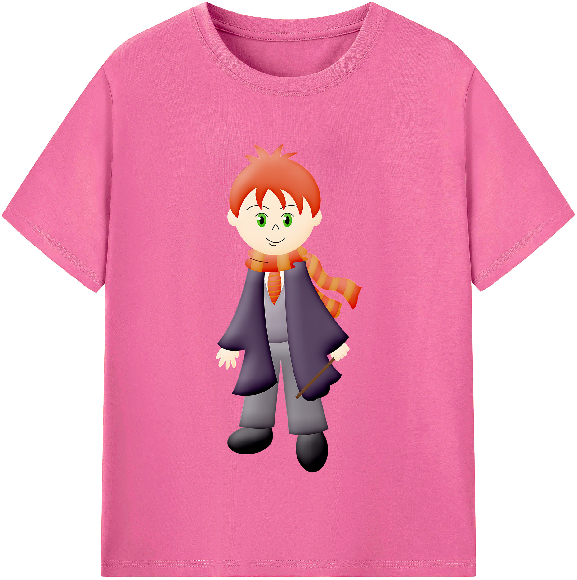 （画像用） Harry Potter ハリー・ポッターシリーズ レディースカジュアルプリントTシャツ（綿100％）